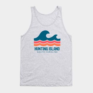 Hunting Island South Carolina Vintage Wave Tank Top